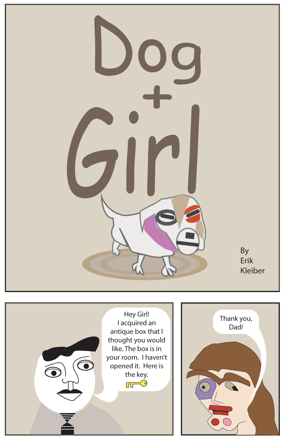 Dog and Girl comic project