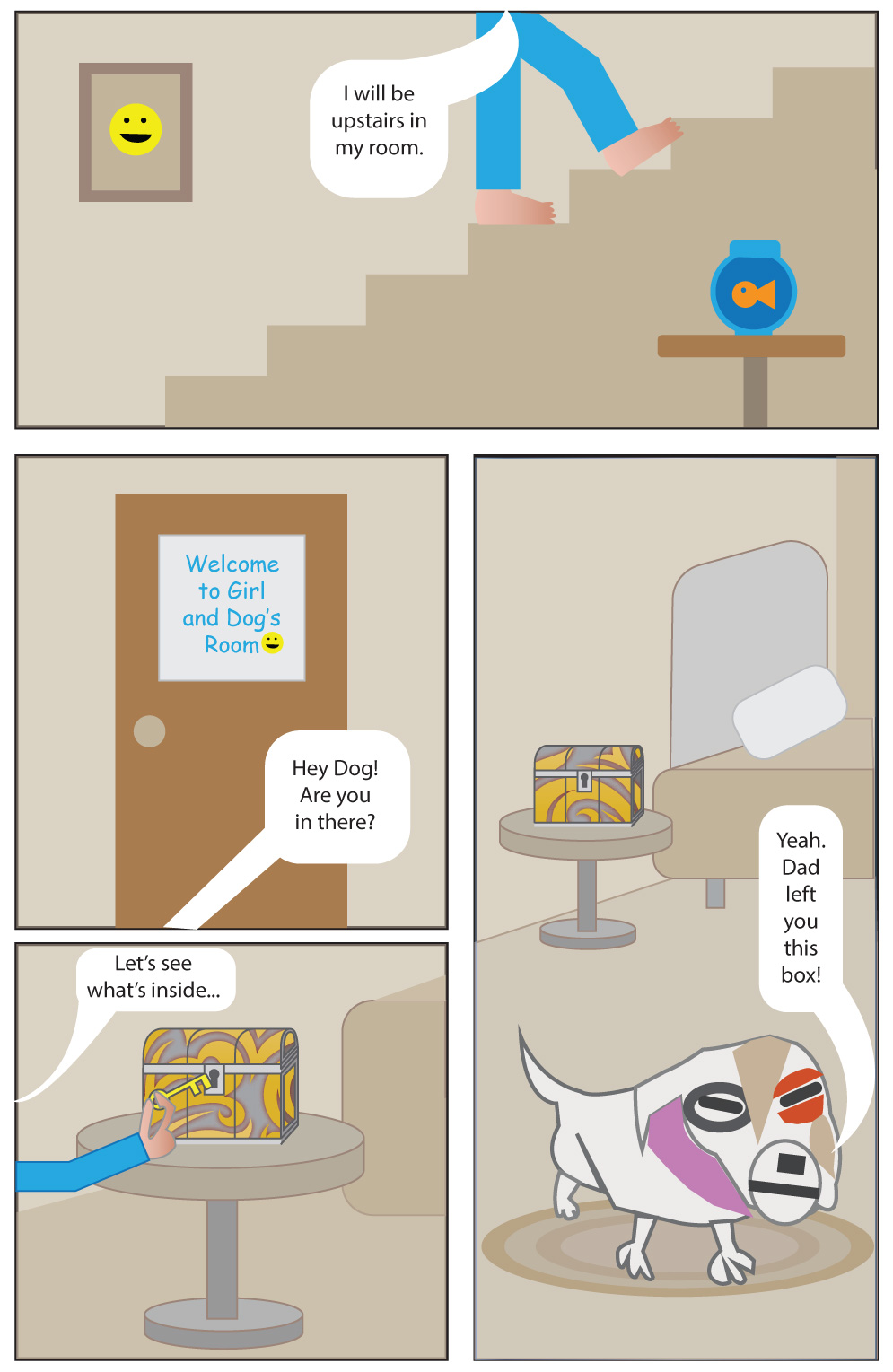 Dog and Girl comic page 2