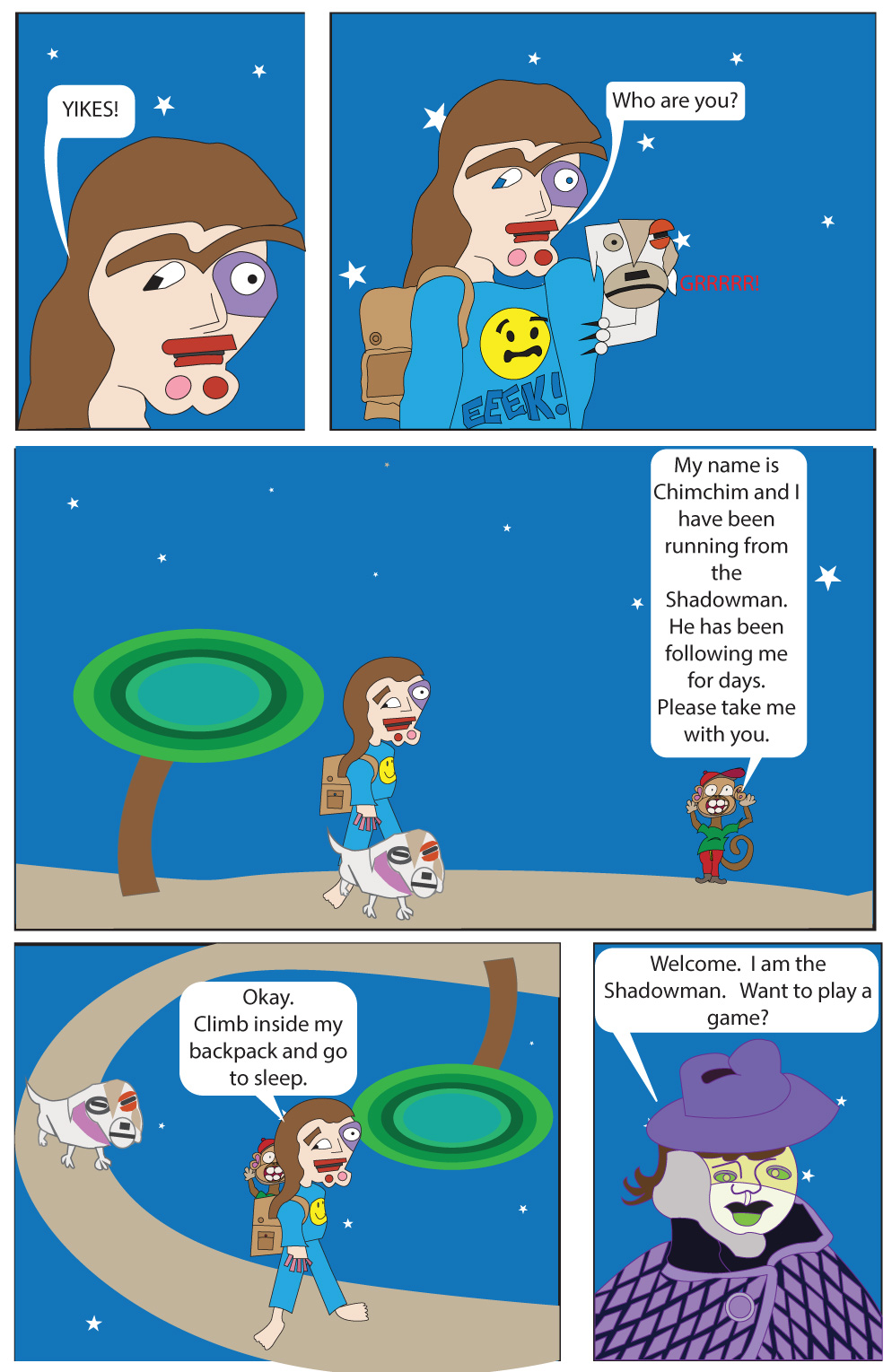 Dog and Girl comic page 4