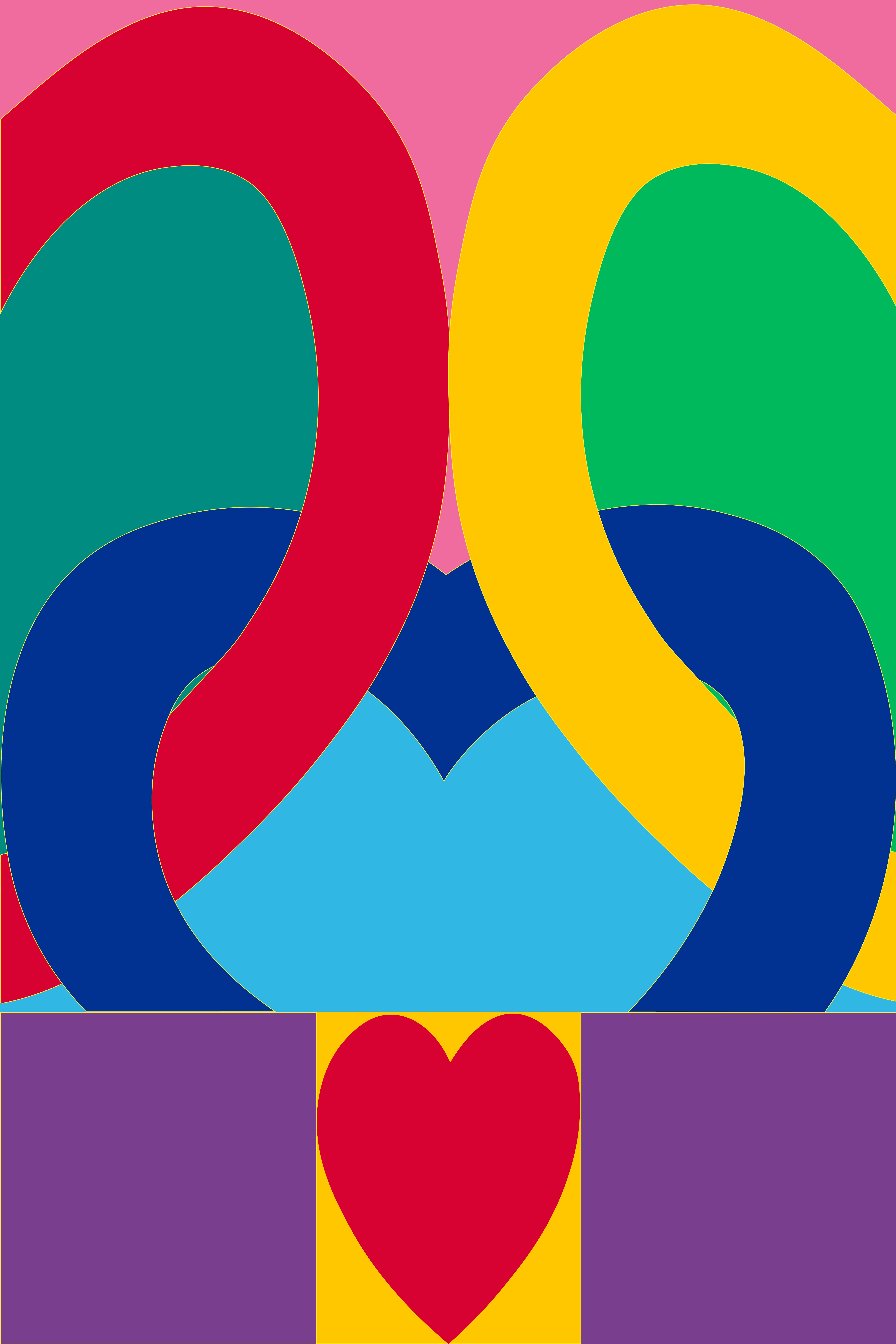Peter Blake inspired cookbook poster design