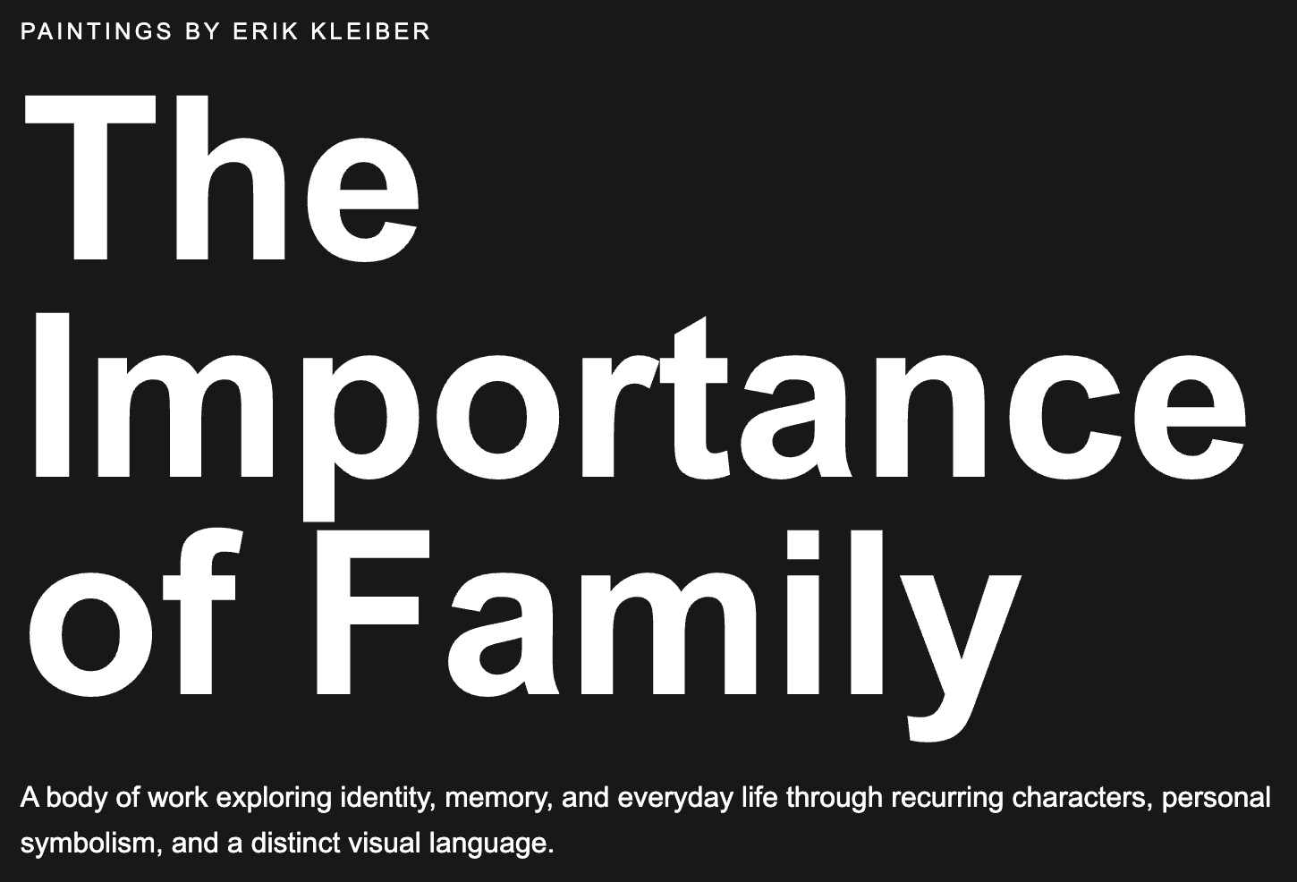 Erik Kleiber fine art website thumbnail