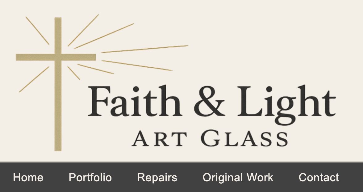 Faith and Light Art Glass website thumbnail