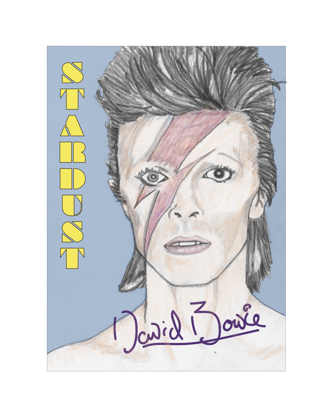 Ziggy Stardust development poster